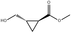 methyl (1S,2S)-2-(hydroxymethyl)cyclopropane-1-carboxylate Struktur