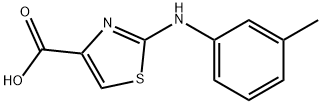 2-m-Tolylaminothiazole-4-carboxylic acid Structure