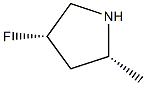 (2R,4S)-4-fluoro-2-methylpyrrolidine Structure