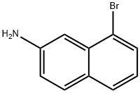 8-ブロモ-2-ナフタレンアミン 化学構造式