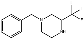 1-苄基-3-三氟甲基-哌嗪, 167566-34-9, 结构式