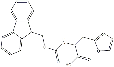 Fmoc-beta-(2-furyk)-dl-alanine 结构式