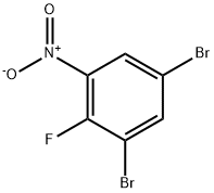 Benzene, 1,5-dibromo-2-fluoro-3-nitro- Structure