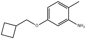 5-Cyclobutylmethoxy-2-methylphenylamine Structure