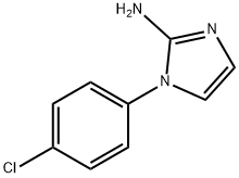 1-(4-chlorophenyl)-1H-imidazol-2-amine 化学構造式