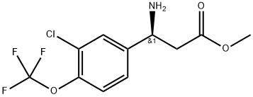 METHYL (3S)-3-AMINO-3-[3-CHLORO-4-(TRIFLUOROMETHOXY)PHENYL]PROPANOATE|