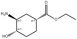 ethyl (1R,3S,4S)-3-amino-4-hydroxycyclohexane-1-carboxylate 结构式