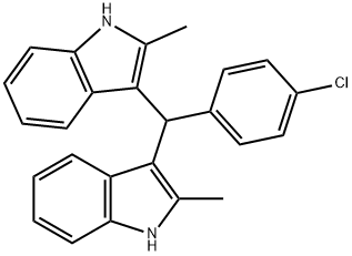 17371-64-1 3-[(4-chlorophenyl)(2-methyl-1H-indol-3-yl)methyl]-2-methyl-1H-indole