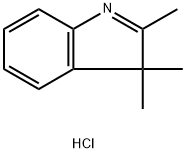 2,3,3-三甲基-3H-吲哚盐酸盐,17790-92-0,结构式