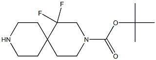 tert-butyl 1,1-difluoro-3,9-diazaspiro[5.5]undecane-3-carboxylate,1779790-19-0,结构式