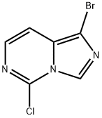 Imidazo[1,5-c]pyrimidine, 1-bromo-5-chloro- 结构式