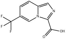 6-(Trifluoromethyl)imidazo[1,5-a]pyridine-3-carboxylic acid Structure