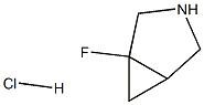 1-fluoro-3-azabicyclo[3.1.0]hexane hydrochloride Structure