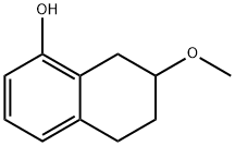 7-methoxy-5,6,7,8-tetrahydronaphthalen-1-ol Struktur