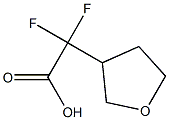 Difluoro-(tetrahydro-furan-3-yl)-acetic acid Structure