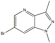 6-溴-1,3-二甲基-吡唑并[4,3-B]吡啶 结构式