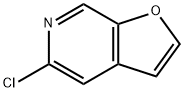 5-Chlorofuro[2,3-c]pyridine 化学構造式