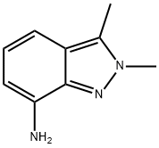 2H-Indazol-7-amine, 2,3-dimethyl- Structure