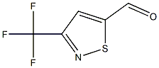 3-(trifluoromethyl)-1,2-thiazole-5-carbaldehyde Struktur