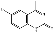 6-bromo-4-methyl-1,2-dihydroquinazolin-2-one 化学構造式
