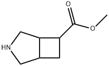 Methyl 3-azabicyclo[3.2.0]heptane-6-carboxylate Struktur