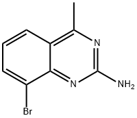 8-bromo-4-methylquinazolin-2-amine 化学構造式
