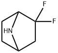 2,2-difluoro-7-azabicyclo[2.2.1]heptane Struktur