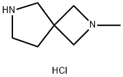 2-methyl-2,6-diazaspiro[3.4]octane dihydrochloride, 1795283-47-4, 结构式