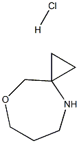 8-oxa-4-azaspiro[2.6]nonane hydrochloride Structure