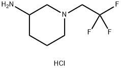 1-(2,2,2-trifluoroethyl)piperidin-3-amine dihydrochloride Structure