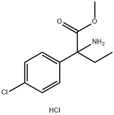 methyl 2-amino-2-(4-chlorophenyl)butanoate hydrochloride Structure