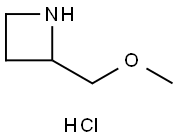 2-(甲氧基甲基)氮杂环丁烷盐酸盐 结构式