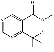 methyl 4-(trifluoromethyl)pyrimidine-5-carboxylate Structure