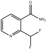 2-(Difluoromethyl)pyridine-3-carboxamide Struktur