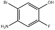 2-Bromo-5-fluoro-4-hydroxyaniline Structure