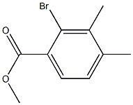 methyl 2-bromo-3,4-dimethylbenzoate 化学構造式