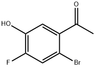 2'-Bromo-4'-fluoro-5'-hydroxyacetophenone,1807143-24-3,结构式