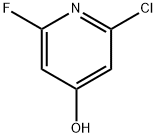 4-Pyridinol, 2-chloro-6-fluoro-, 1807206-99-0, 结构式