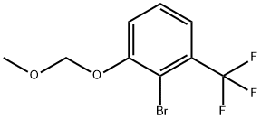 2-溴-1-(甲氧基甲氧基)-3-(三氟甲基)-苯 结构式