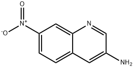 7-ニトロキノリン-3-アミン 化学構造式