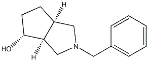 (3aS,4R,6aR)-2-benzyloctahydrocyclopenta[c]pyrrol-4-ol Structure