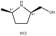 ((2R,5R)-5-methylpyrrolidin-2-yl)methanol hydrochloride Structure