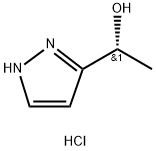 (1R)-1-(1H-pyrazol-3-yl)ethan-1-ol hydrochloride Structure