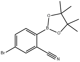 4-Bromo-2-cyanophenylboronic acid pinacol ester Structure