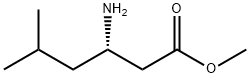 (S)-3-amino-5-methylhexanoicacidmethylester 化学構造式