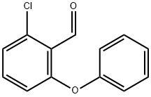 2-chloro-6-phenoxybenzaldehyde Structure