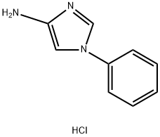 4-AMINO-1-PHENYL-1H-IMIDAZOLE HCL 化学構造式
