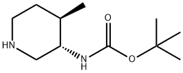 tert-butyl ((3S,4R)-4-methylpiperidin-3-yl)carbamate|tert-butyl ((3S,4R)-4-methylpiperidin-3-yl)carbamate