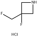 3-FLUORO-3-(FLUOROMETHYL)AZETIDINE HCL Struktur