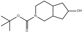 6-羟基六氢-1H-环戊二烯并[C]吡啶-2(3H)-羧酸叔丁酯,1824531-50-1,结构式
